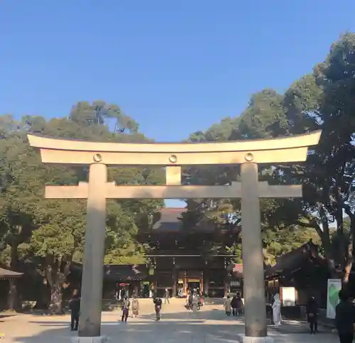 明治神宮の鳥居