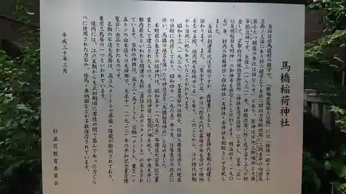 馬橋稲荷神社の歴史