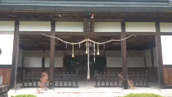 松川神社の本殿・本堂