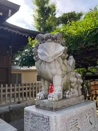 お三の宮日枝神社の狛犬