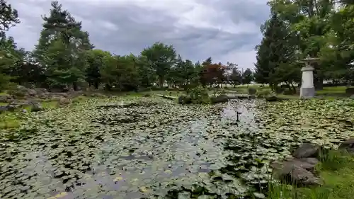 北海道護國神社の庭園