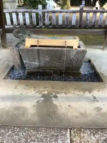 手力雄神社の手水