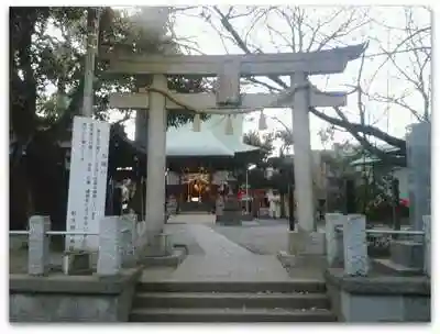 野沢稲荷神社の鳥居