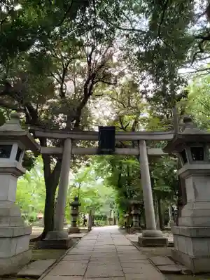 赤坂氷川神社の鳥居