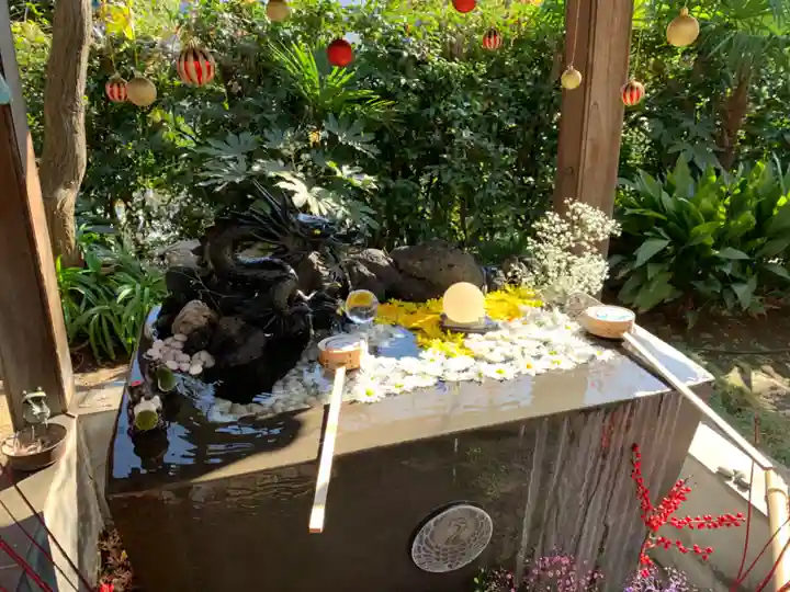 法輪寺の手水舎