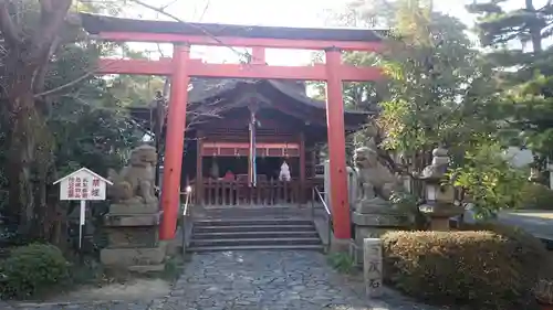 漢國神社の鳥居