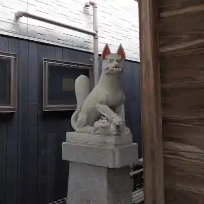 孫三稲荷神社の狛犬