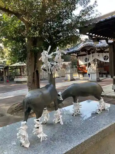 鹿島神社の像