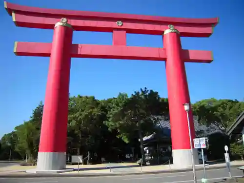 自凝島神社の鳥居