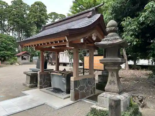 吉村八幡神社の手水