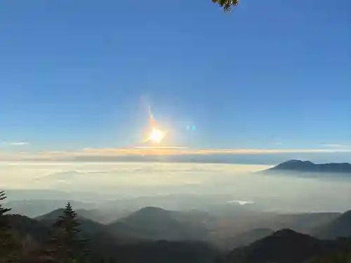 山家神社奥宮の景色