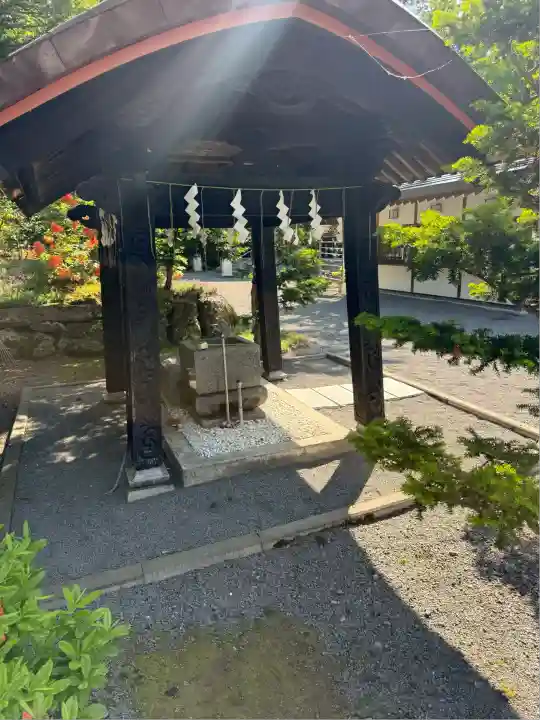 比布神社の手水舎