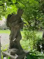 大木白山社の像