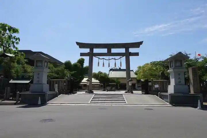 難波大社 生國魂神社の鳥居