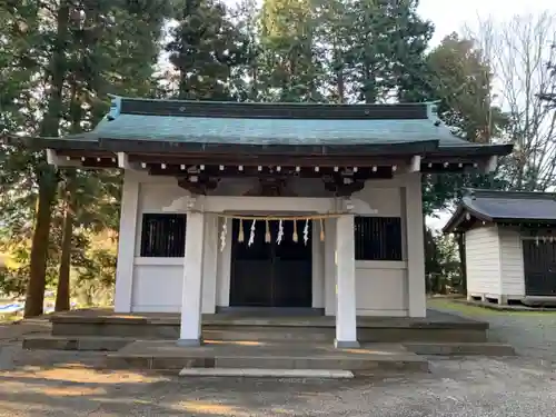 鮎澤神社の本殿・本堂