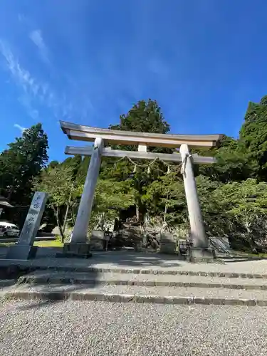 戸隠神社中社の鳥居