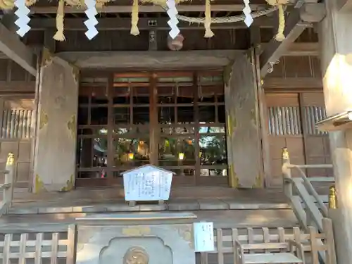 前鳥神社の本殿・本堂