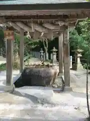 玉作湯神社の手水