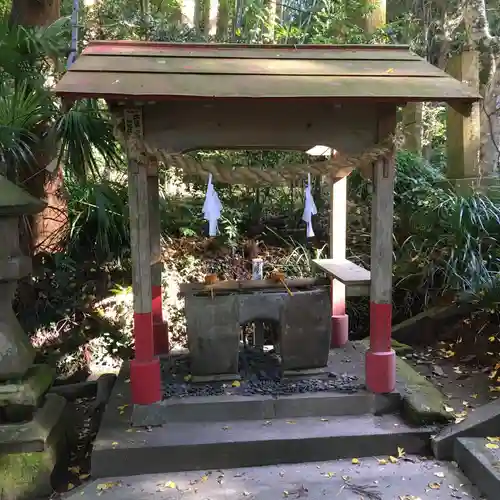 倉岡神社の手水