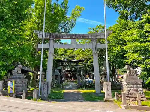 湯福神社の鳥居