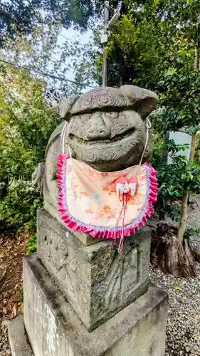 菊田神社の狛犬