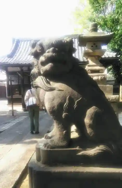 中村八幡神社の狛犬