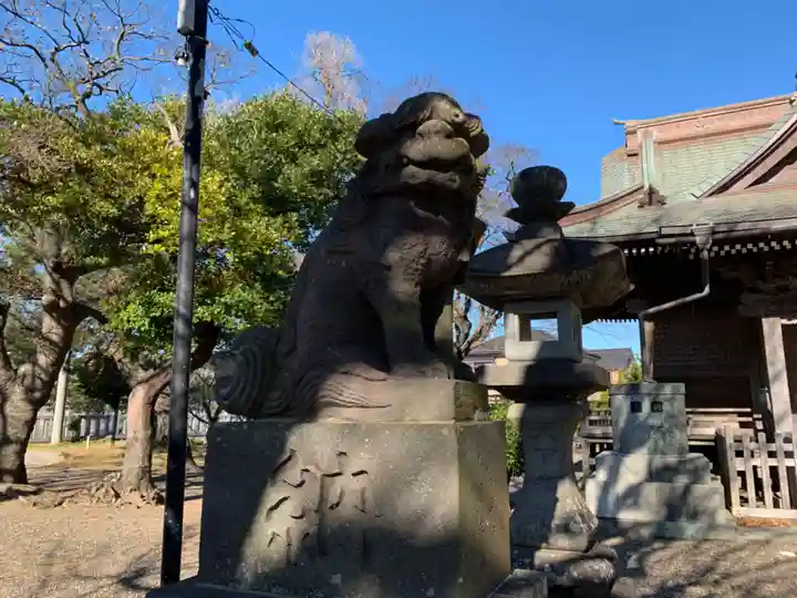 吾妻神社(木更津市)の狛犬