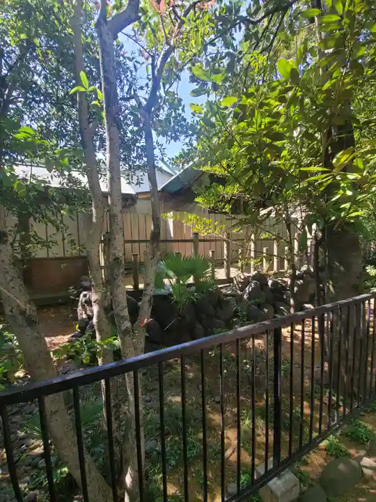 伊勢神社の庭園