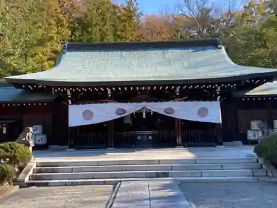 山梨縣護國神社の本殿・本堂