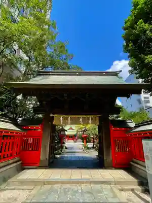 水鏡天満宮の山門・神門