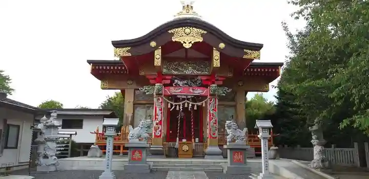 加波山神社真壁拝殿の本殿・本堂
