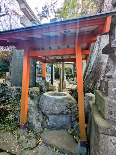 銚港神社の手水舎