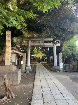 諏方神社の鳥居
