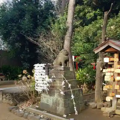 御田八幡神社の狛犬