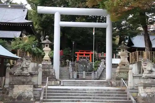 安積國造神社の鳥居