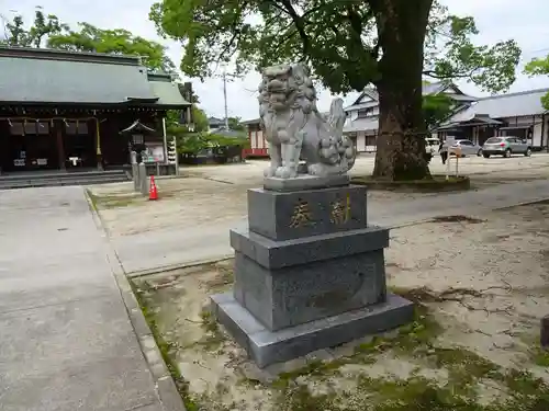 佐賀縣護國神社の狛犬