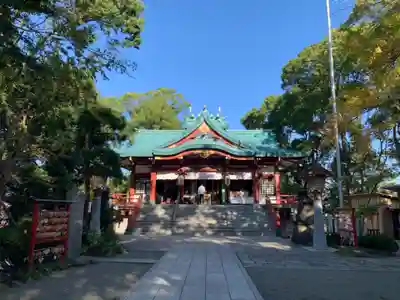 多摩川浅間神社の本殿・本堂