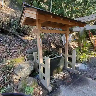 赤岩尾神社の手水舎