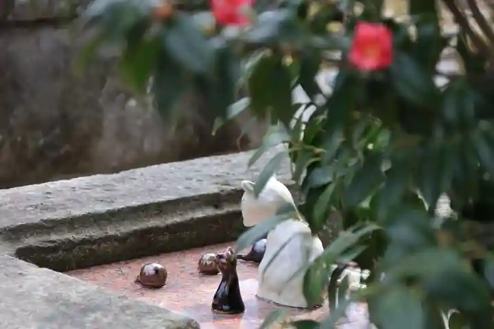 開成山大神宮の手水舎