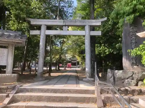 阿比太神社の鳥居