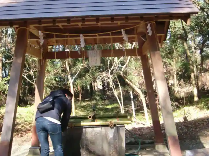 息栖神社の手水舎