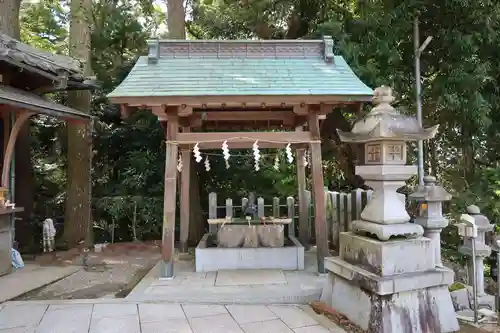 笠山坐神社の手水舎