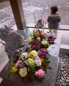 滑川神社 - 仕事と子どもの守り神の手水舎(2022年02月10日(木) 16時52分08秒投稿)