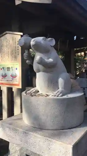 戸部杉山神社の狛犬