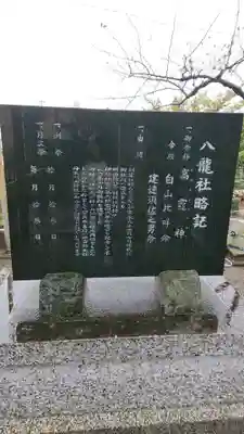 八龍社（福徳町）の歴史