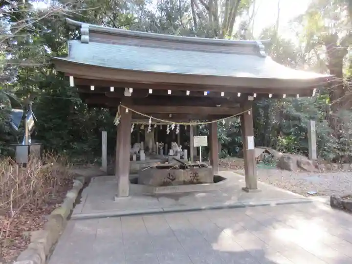 愛知縣護國神社の手水舎