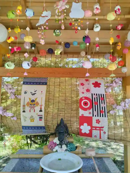 厚真神社の手水舎