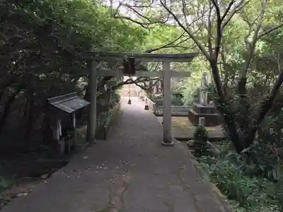 潮御崎神社の鳥居