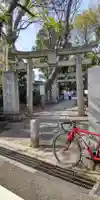 自由が丘熊野神社の鳥居