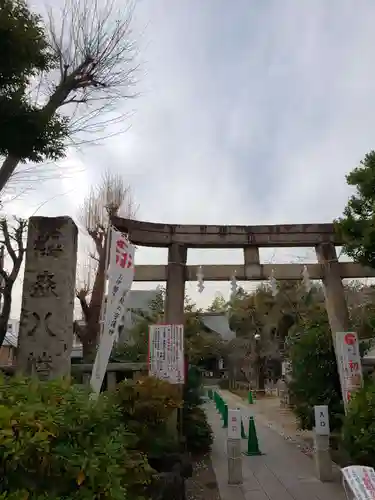 鳩森八幡神社の鳥居
